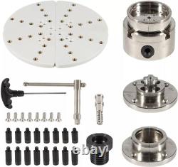 4 Wood Lathe Chuck Set 1 x 8 tpi Self Centering 4 Jaw Wood Turning Chuck Set
