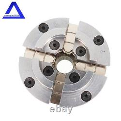4 in 4 Jaw Reversible 1 in x 8 TPI Wood Turning Chuck For Lathe