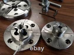 4 wood lathe chuck kit w 5 sets jaws of different sizes 1x8TPI mounting 0404WD