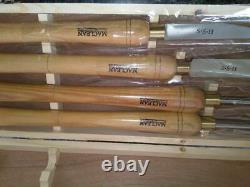 4pcs Wood Turning Tools in wooden box Chisel HSS Woodturning Lathe Tool