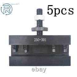 5× CXA #1 250-301 Quick Change Tool Post Turning & Facing Holder For Lathe