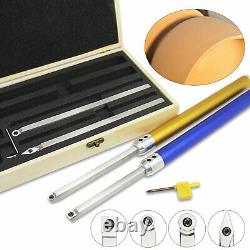 6Pcs Wood Turning Tool Carbide Insert Cutter Kit Aluminum Handle Lathe Finisher