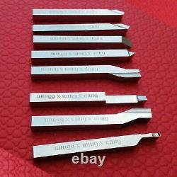 6mm HSS Lathe Form Tool Set 8 Pieces Set Square Shank Lathe Pre Formed Tools