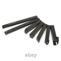 7Pcs 16mm Turning Tool Holder With Wrench Hard Steel Lathe Boring Turning