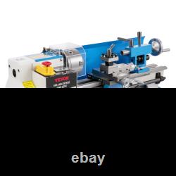 7X14 Mini Precision Wood Lathe 550W Metal Bench Lathe Turning Machine