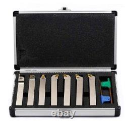 7 Pieces/set 1/2shank Indexable Lathe Turning Tool Holdercnc Heavyduty Nickel P