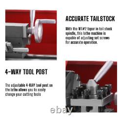 7x12 Mini Lathe Machine for Turning Cutting Drilling Threading Metal 2250rpm