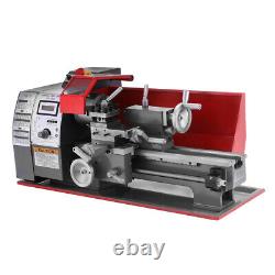 7x12 Mini Lathe Machine for Turning Cutting Drilling Threading Metal 2250rpm