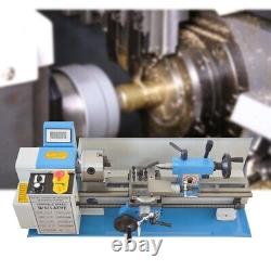 7x14 Metal Lathe Bench Lathe Variable-Speed Brushless Motor 750W 110V