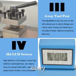 7x14 Precision Metal Lathe Brushless Motor Mini Metalworking Machine 110V