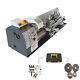 824precision Metal Lathe Metric Metalworking Bench Lathe Brushless Motor 110v