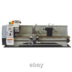 824Precision Metal Lathe Metric Metalworking Bench Lathe Brushless Motor 110V