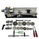 8x32 Metal Lathe 1100w Inch Thread 110v With Double Chuck Mt5 Spindle