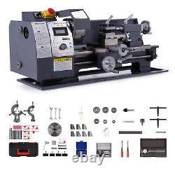 8 × 16 Mini Metal Lathe 1100W Metal Gear Digital Display 9-Turning Tools Set