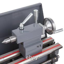 8 × 16 Mini Metal Lathe 1100W Metal Gear Digital Display 9-Turning Tools Set