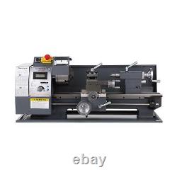 8 × 16 Mini Metal Lathe 1100W Metal Gear Digital Display 9-Turning Tools Set