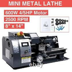 8x14 Digital Metal Turning Mini Lathe Machine Auto Metal Wood Milling DIY