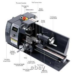 8x14 Digital Metal Turning Mini Lathe Machine Auto Metal Wood Milling DIY