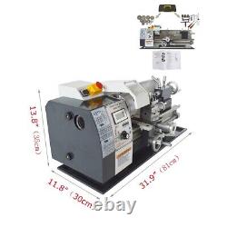 8x16Precision Inch Thread Wood Metal Lathe Brushless Motor Bench Turning Machin