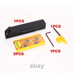 90° square 3mm Indexable Grooving Threading Inserts Vertica Turning Holder 25mm
