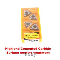 90° square 3mm Indexable Grooving Threading Inserts Vertica Turning Holder 25mm
