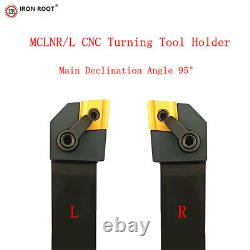 95° MCLNR2525M12 CNC Lathe Turning External Tool Holder For CNMG120408 insert