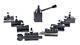 Accusize Industrial Tools 11 Pcs Axa Wedge Type Quick Change Tool Post Set For L