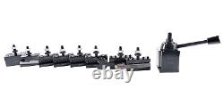 Accusize Industrial Tools 11 Pcs AXA Wedge Type Quick Change Tool Post Set for L