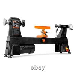 Adjustable Wood Lathe 5-Speed Benchtop Turning Machine Home Workshop Equipment