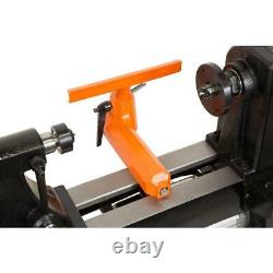 Adjustable Wood Lathe 5-Speed Benchtop Turning Machine Home Workshop Equipment