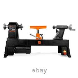 Adjustable Wood Lathe 5-Speed Benchtop Turning Machine Home Workshop Equipment