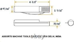 Aluminum Bench Dog 3/4'' x 4-3/8'' I Spring Loaded Hold Down for Workbench