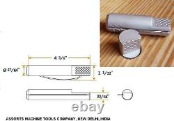 Aluminum Bench Dog 3/4'' x 4-3/8'' I Spring Loaded Hold Down for Workbench