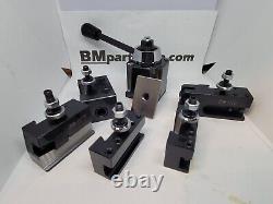 Atlas / Craftsman 6? Lathe OXA 0XA Steel Wedge Type Quick Change Tool Post Set