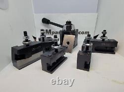 Atlas / Craftsman 6? Lathe OXA 0XA Steel Wedge Type Quick Change Tool Post Set