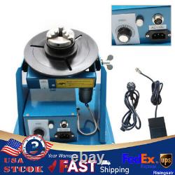 Automatic Rotary Welding Positioner Turntable Welder Table 3Jaw Lathe Chuck USA