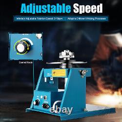 Automatic Rotary Welding Positioner Turntable Welder Table 3Jaw Lathe Chuck USA