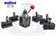 Bostar Axa Wedge Type Tool Post Set For Lathe 6-12, 6pc