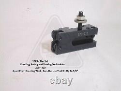 BOSTAR BXA 250-222 Wedge Type Tool Post Set Lathe10-15 W. 2 Extra Tool Holders
