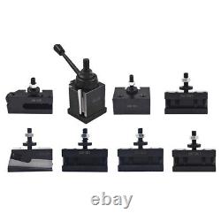 BXA 250-222 Wedge Type Tool Post For Lathe 10 15 With 7PC Tool Holders