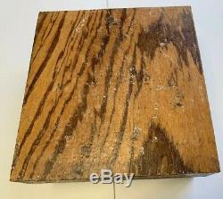 Beautiful Zebrawood Turning Wood Bowl Blank Lathe 8 X 8 X 4 Rare size