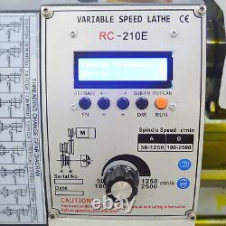 Bench Metal DIY Lathe Precision Instrument Metric & Imperial Thread 110V 2500RPM