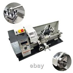 Bench Pulse Precision Metal Lathe Metric/Imperial Thread DIY Metal Plastic Wood