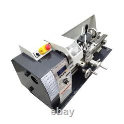 Bench Pulse Precision Metal Lathe Metric/Imperial Thread DIY Metal Plastic Wood