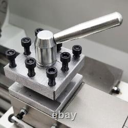 Bench Pulse Precision Metal Lathe Metric/Imperial Thread DIY Metal Plastic Wood