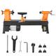 Benchtop Wood Lathe, 10 In X 18 In, 0.5 Hp 370w Power Wood Turning Lathe Machine