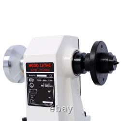 Benchtop Wood Lathe 10 x 18 Wood Lathe Machine 5 Variable Speeds Woodworking