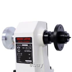 Benchtop Wood Lathe 10x18 Wood Lathe Machine 5 Variable Speeds for Woodworkin