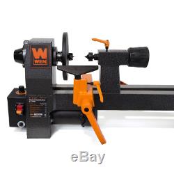 Benchtop Wood Lathe 8 in. X 12 in. Variable Speed Turning Woodworking Home Shop