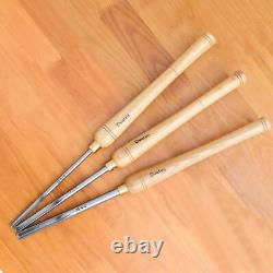 Bowl Gouge Set Wood Lathe Turning HSS Woodworking High Quality Durable Tools